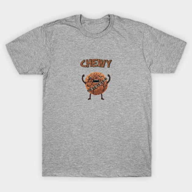 Chewy Chocolate Cookie Wookiee T-Shirt by badbugs